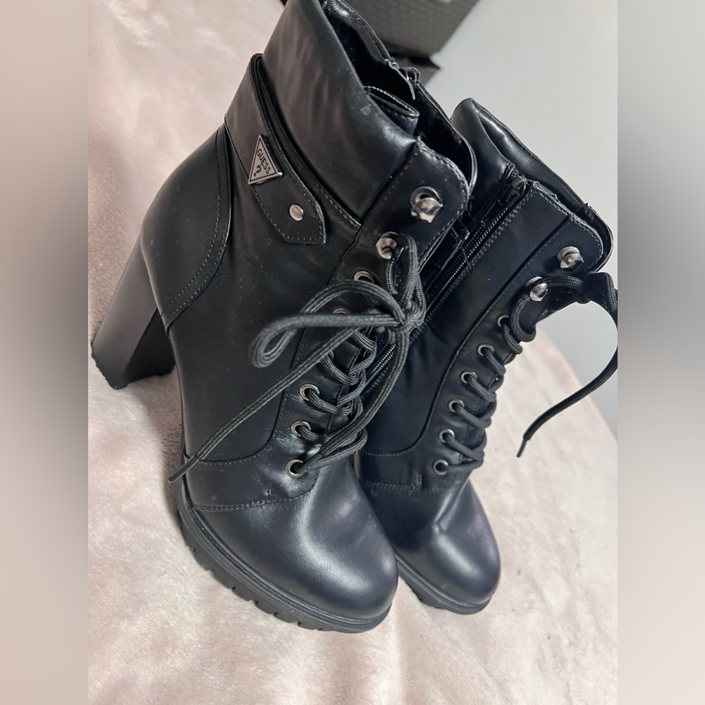 Women’s Guess Black Boot Heels - Size -8.5